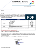 Surat Panggilan Tes Pt. Pertamina