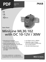 Miniline Ml30.102 With DC 10-12V / 30W: Data Sheet