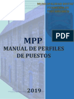 Manual de Perfiles de Puestos MDFT PDF