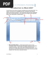 Word 2007 Intro