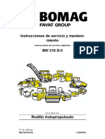 Manual Operador Roldillo Bomag BW 216 D-5