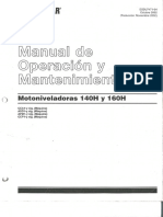 Manual MOTONIVELADORA 140 CATERPILLAR
