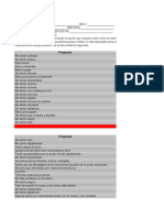 Evaluación Del Deportista