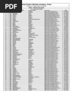 DNS 26 Cadet List