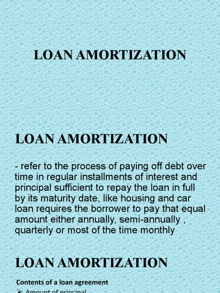 Loan Amortization Download Free PDF Loans Interest