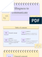 Willingness To Communicate