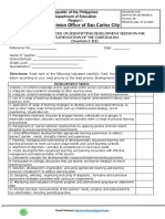 Prioritization Tool On Identifying Development Needs On Curriculum Implementation