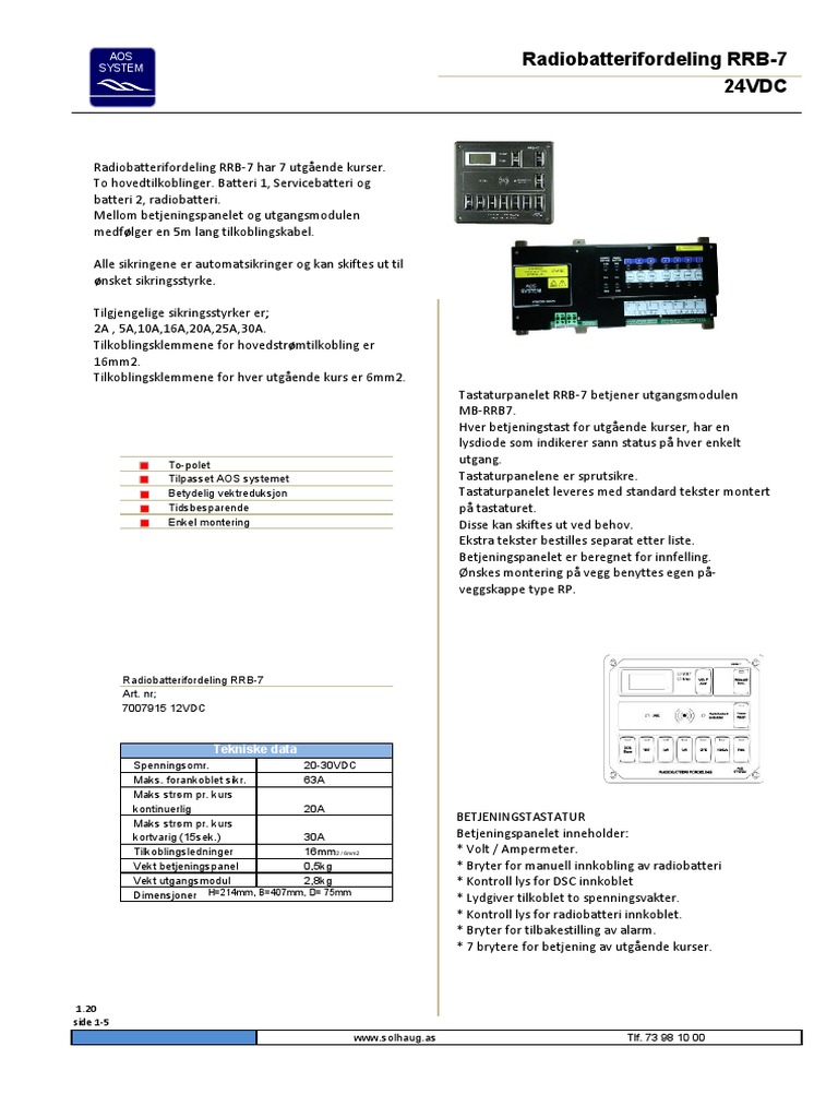 Radiobatterifordeling RRB-7 | PDF