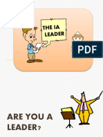 Basic Criteria of IA Leaders