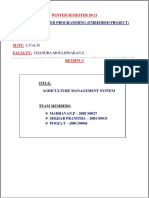 Agriculture Management System