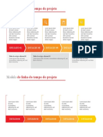 Modelo de Linha Do Tempo Do Projeto