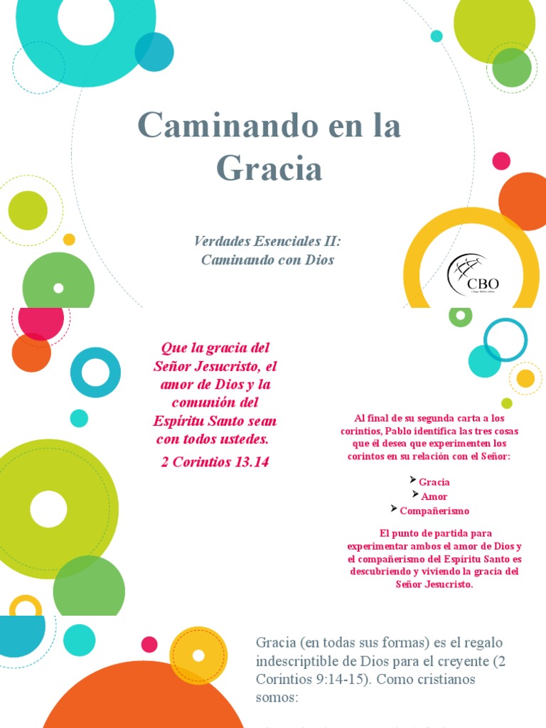 Caminando en la Gracia de Dios | PDF | Gracia divina | Pecado