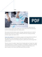 Definition of Supply Chain