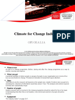 Climate For Change Indicator