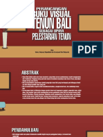 Presentasi Karya Tulis Buku Visual Tenun Bali