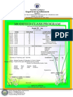 Class Program 2022