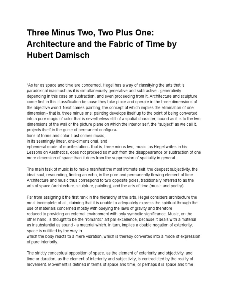 Hubert Damisch PDF Space