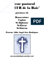 Secteur Pastoral Au CŒUR de La Baie': Paroisses de Bonaventure Caplan St-Alphonse St-Elzéar St-Siméon