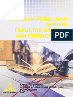 Dokumen - Tips Pedoman Penulisan Skripsi Fakultas Syariah Iain Semoga Dengan Diterbitkannya
