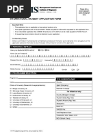 MDIS - International Student (IB) Application Form - 7june 1
