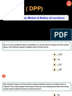 Verticle Circular Motion & Radius of Curvature