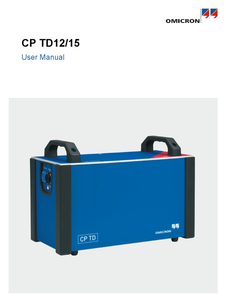 CP TD12 15 User Manual PDF Electrical Connector High Voltage