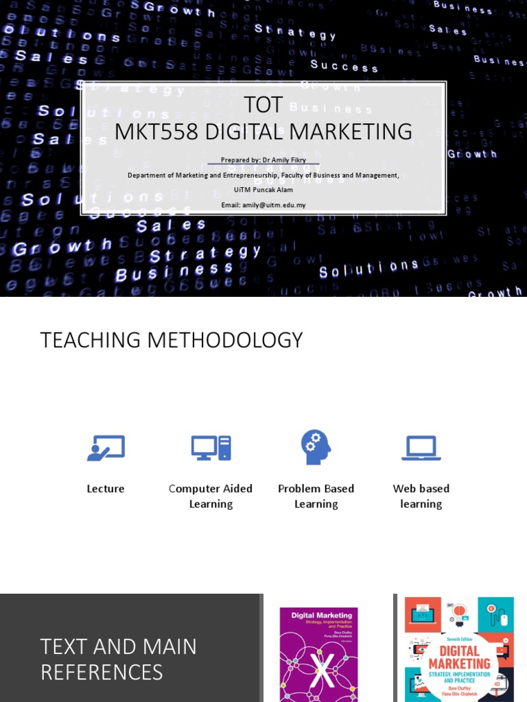 TOT - MKT558 Digital Marketing | PDF | Security | Computer Security