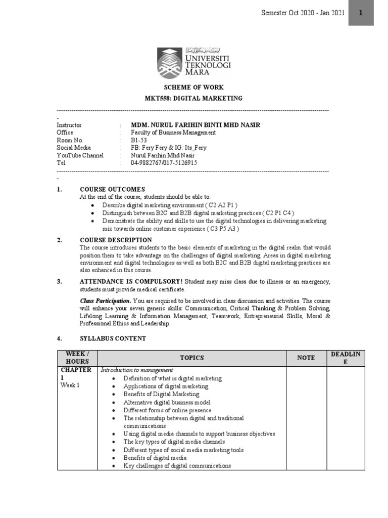 teaching-plan-mkt558-mdm-farihin-oct2020-pdf-marketing