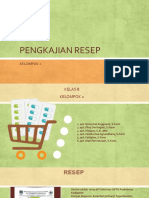 Pengkajian Resep - Kelompok 2 (Angkatan 8)