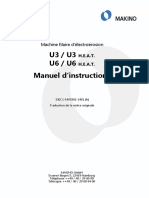 Manuel d'instructions - Makino U6 Heat FR