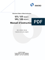 Manuel D'instructions - Makino U6 Heat FR