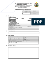 Ficha de Atención Psicopedagógica