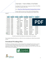 2 8 Excel Pivot Table Examples
