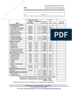 Medical Vacuum Calculating Capacities Spec