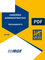 Caderno Administrativo - Treinamento - AD-68