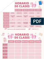 Horario de Clases