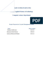 Car Park Management System Proposal