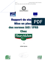 Rapport de Stage Fleury Michon