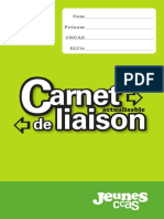 Carnet de Liaison 2022