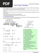 Torque Calculation