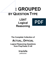 Critical Reasoning Lsat Catagorywise