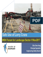 Safe Use Lorry Cranes Loader