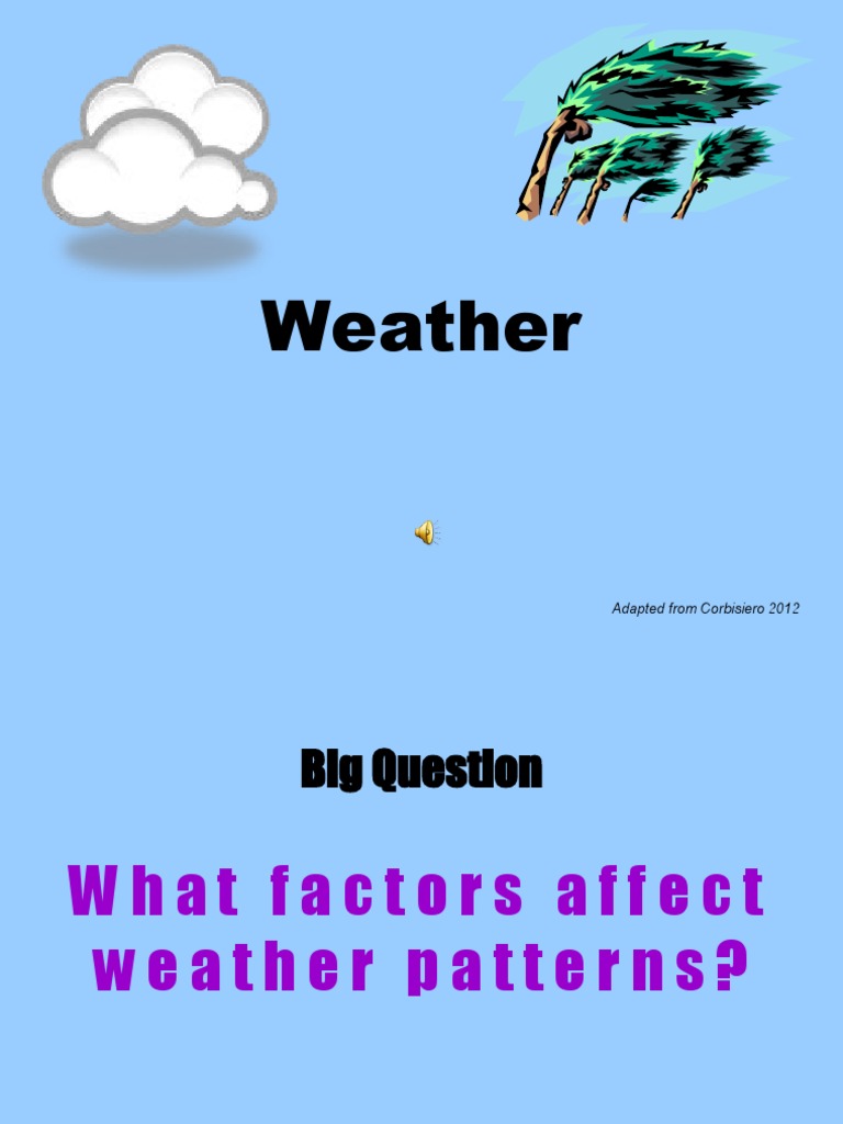 Factors Influencing Weather Patterns | PDF | Humidity | Atmosphere Of Earth