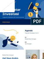 Presentasi Keuangan Tips Keuangan Berinvestasi Ilustrasi Manusia Sederhana Biru Dan Kuning