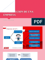 Consttucion de Una Empresa