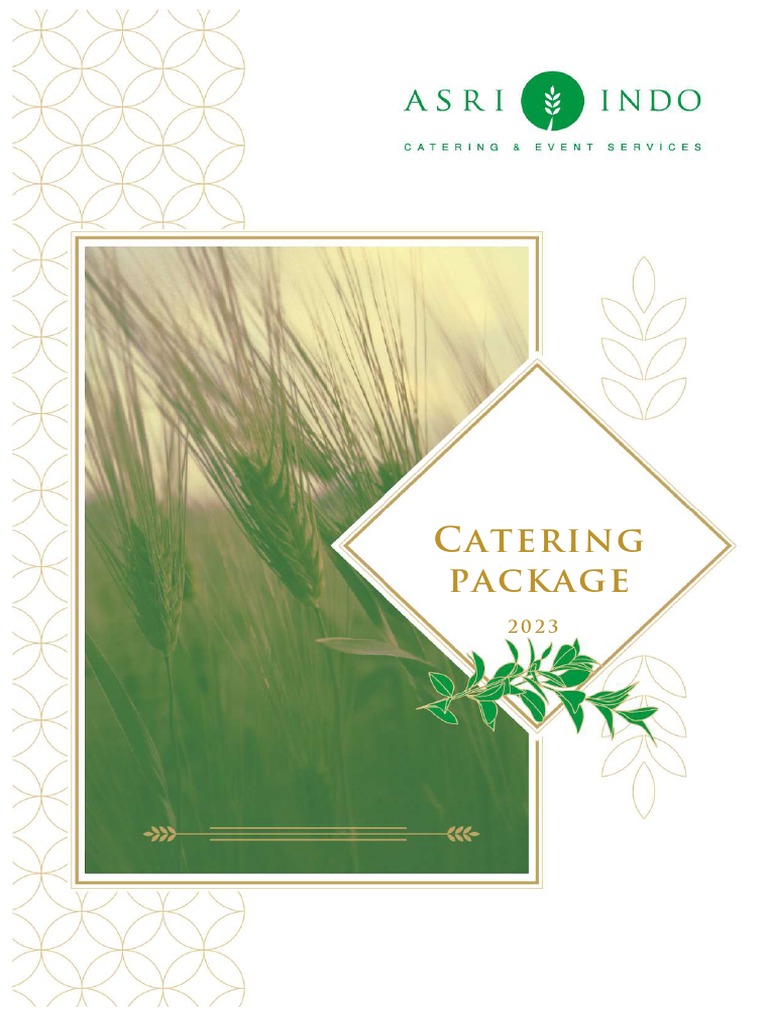 Catering Package Price List 2023 Pdf Sauce Indonesian Cuisine