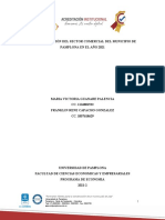 Caracterización Del Sector Comercial Del Municipio de Pamplona en El Año 2021