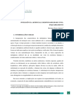 Inteligência Artificial e Responsabilidade Civil Enquadramento - Henrique Sousa Antunes