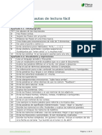 Plena Inclusion. Resumen Pautas Lectura Facil UNE 1