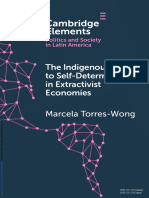 The Indigenous Right To Self Determination in Extractivist Economies